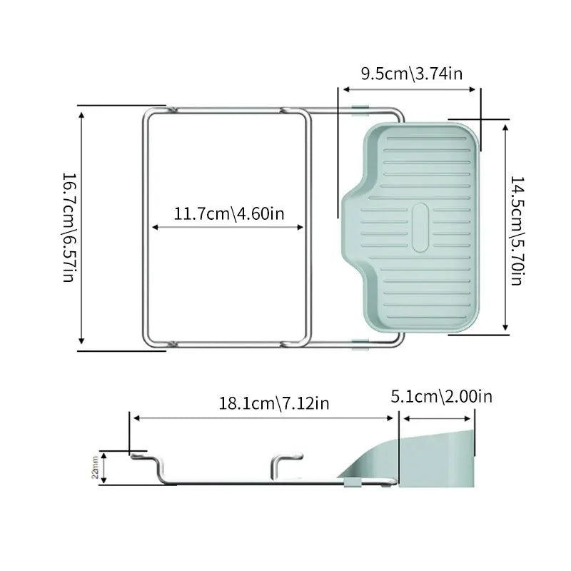 Kitchen Sink Strainer / Multi-Purpose Storage Tray